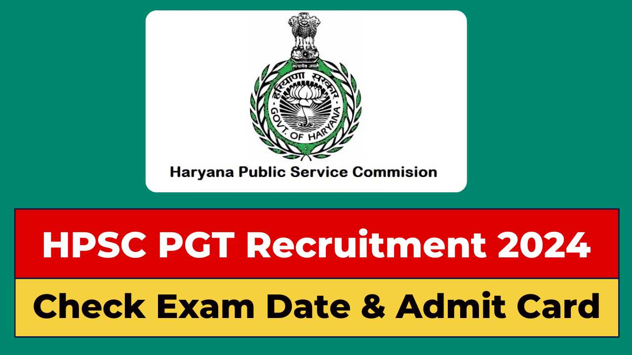 HPSC PGT Recruitment 2024