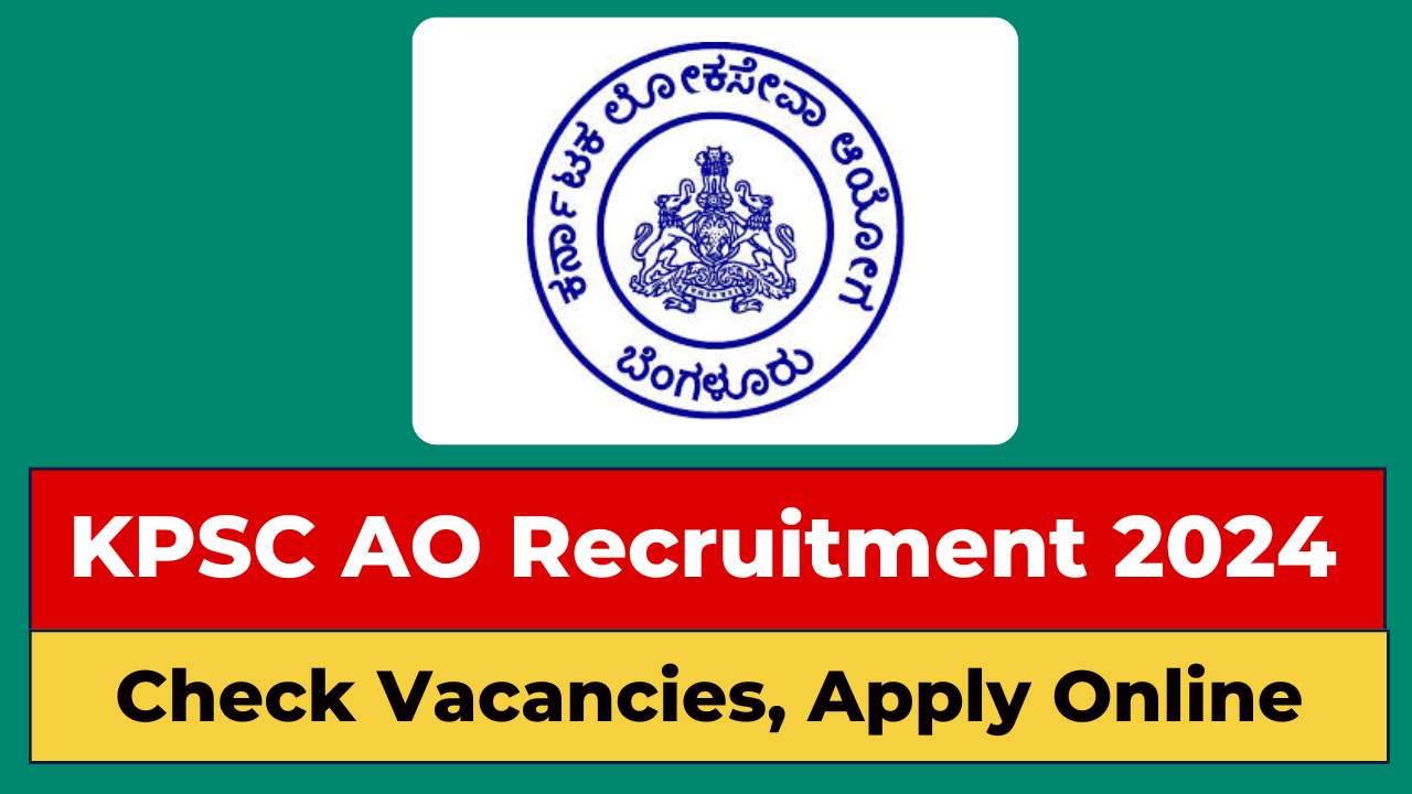 KPSC Agricultural Officer Recruitment 2024