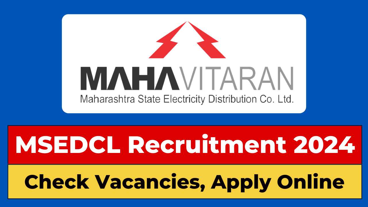 MSEDCL Recruitment 2024