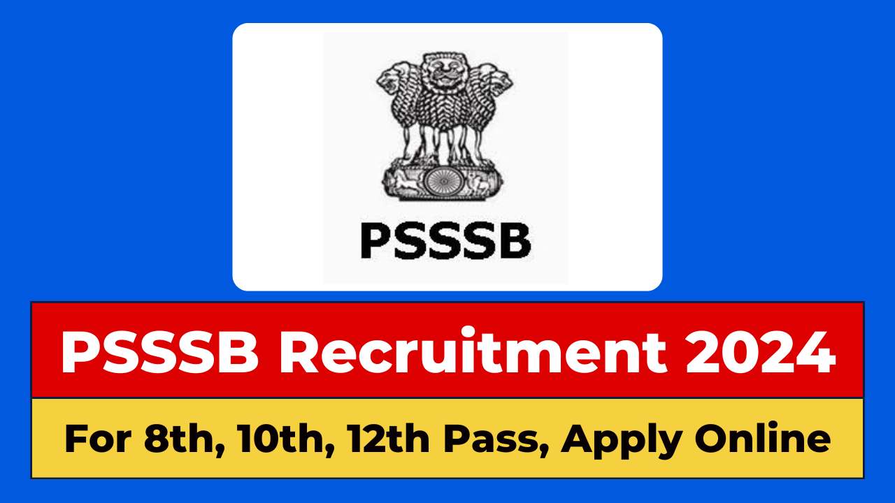 PSSSB Sewadar Chowkidar Recruitment 2024