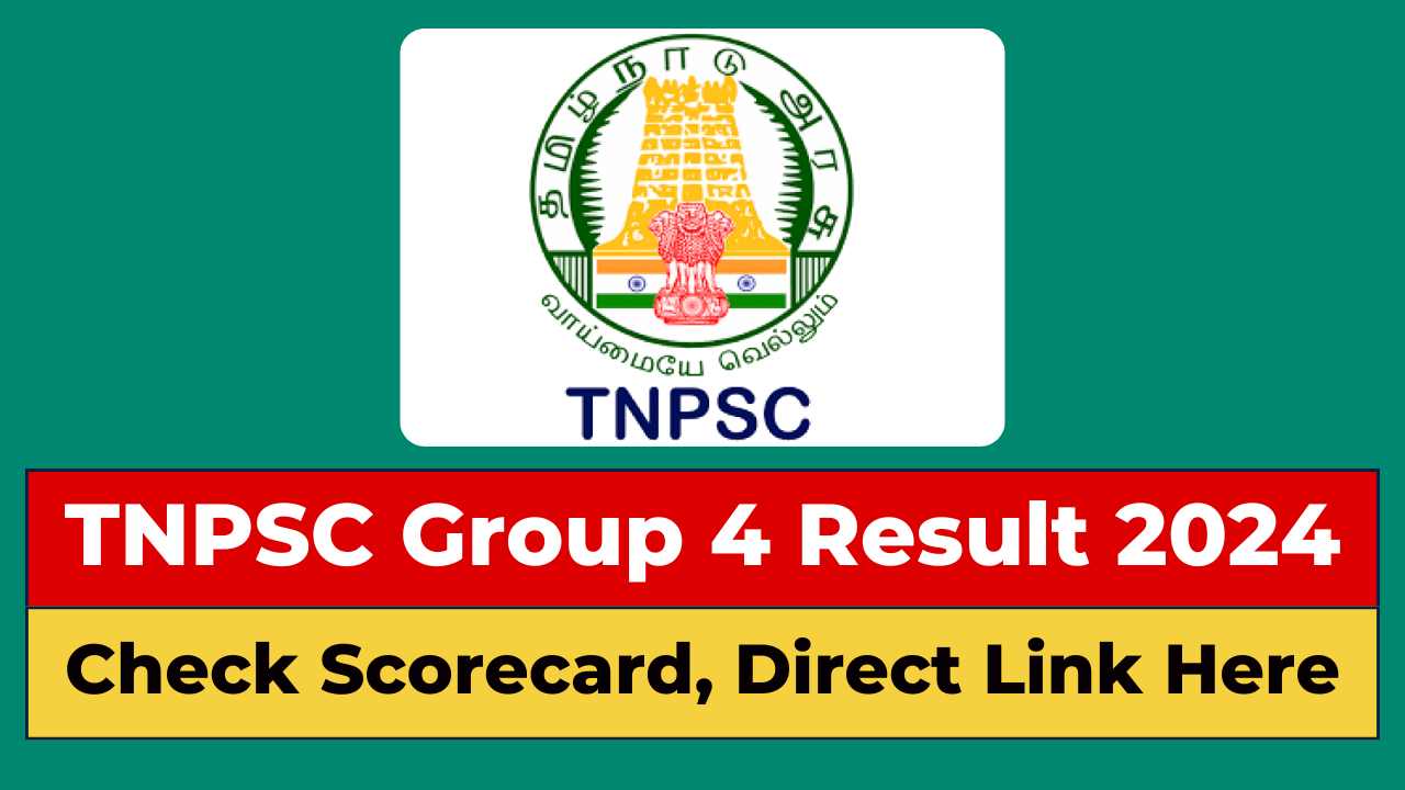 TNPSC Group 4 Result 2024