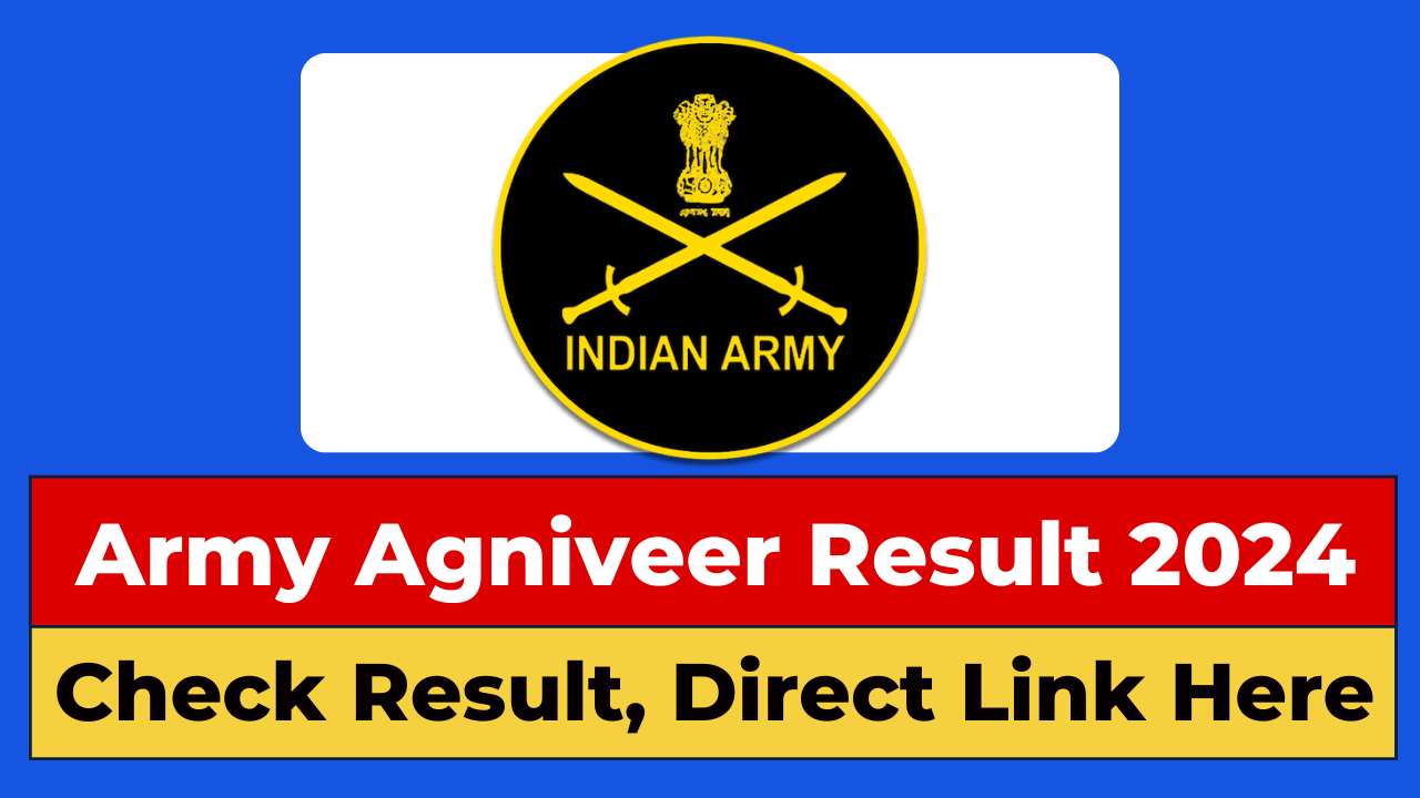 Army Agniveer Final Result 2024