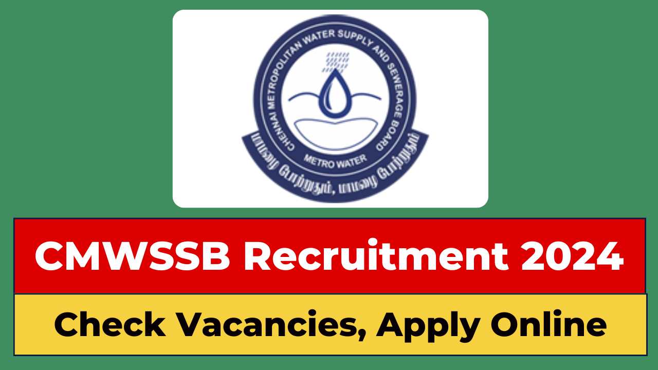 CMWSSB Apprentice Recruitment 2024