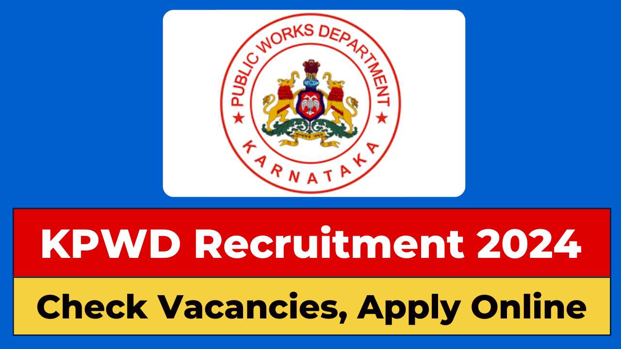 KPWD Recruitment 2024