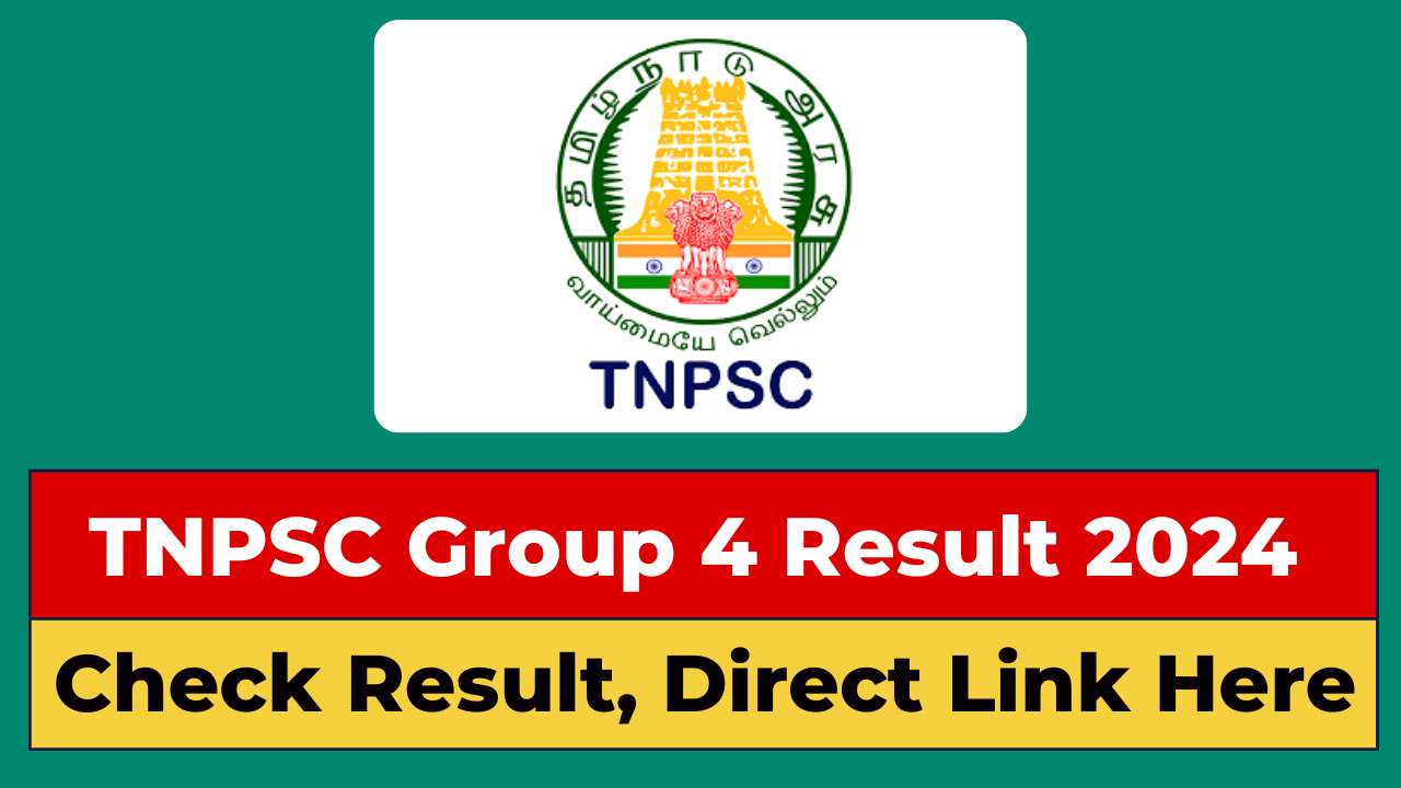 TNPSC Group 4 Result 2024