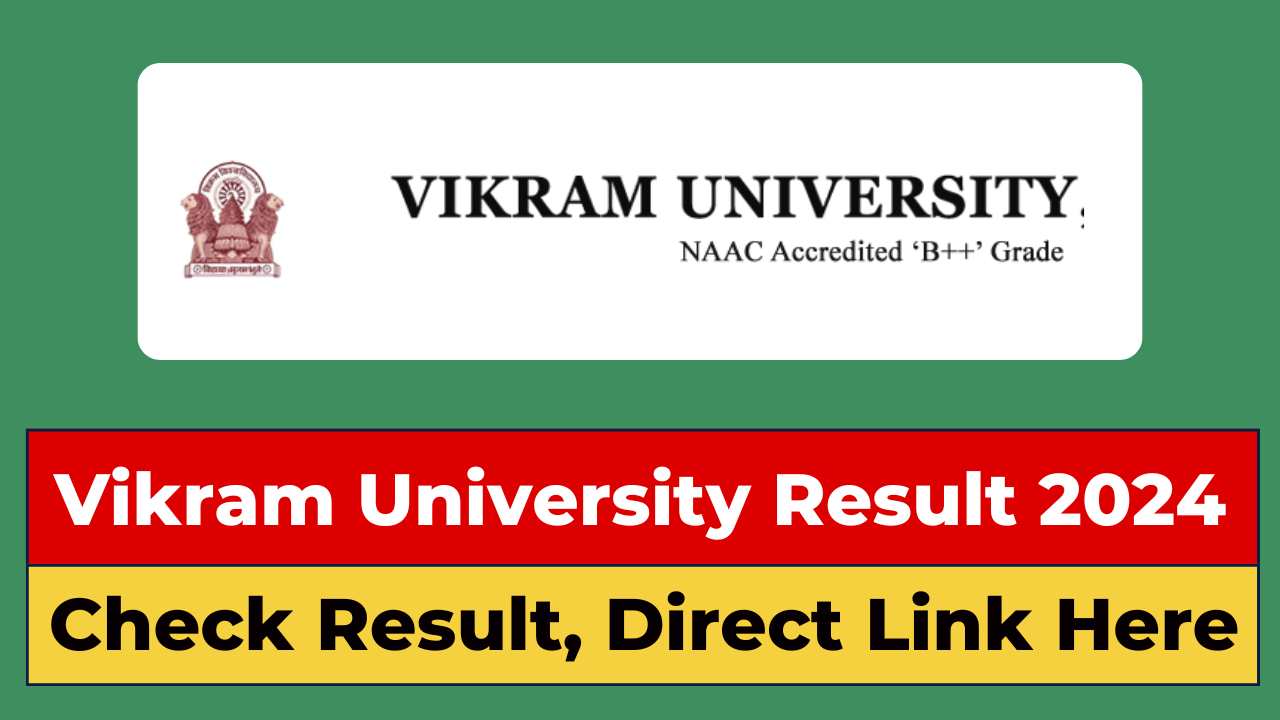 Vikram University Result 2024